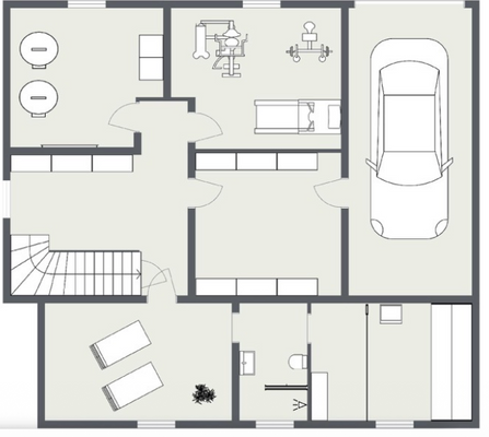 Grundriss Gartengeschoss