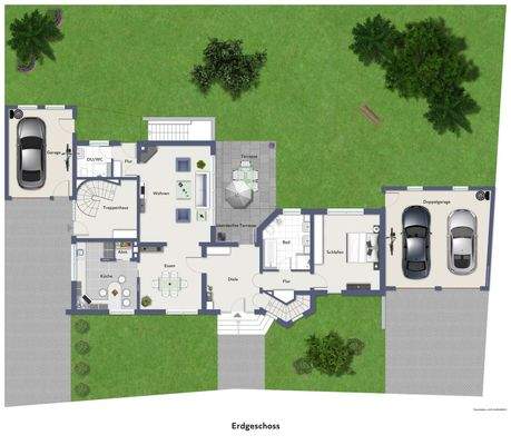 Grundriss - nicht maßstabsgerecht 