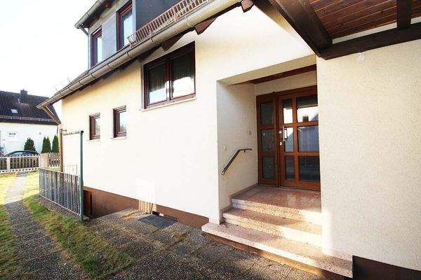 Geschützter Hauseingang