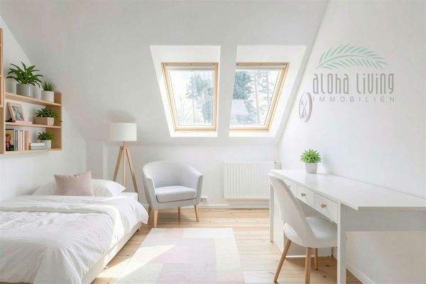 Visualisierung Schlafzimmer 3 (OG)