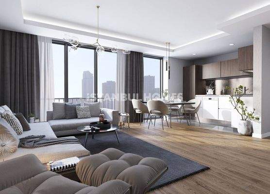 Luxe Flats Easily Accessible to Subway in Istanbul Atasehir
