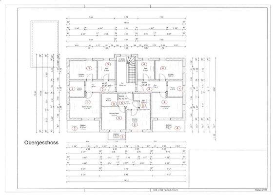 Grundriss OG Whg. Nr. 5