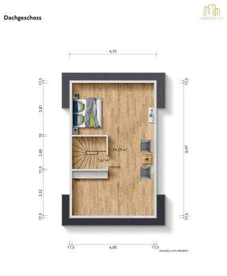 Grundriss Dachgeschoss