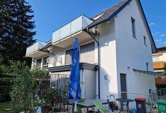 Blick vom Garten aus