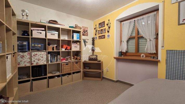 Arbeitszimmer im Erdgeschoss