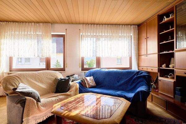 Blick in das Wohnzimmer