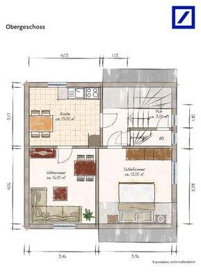 Grundriss Obergeschoss