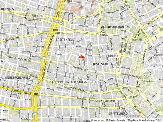 Geolyzer Kartenausschnitt