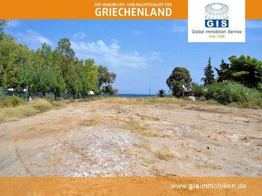 Grundstück mit Strandlinie