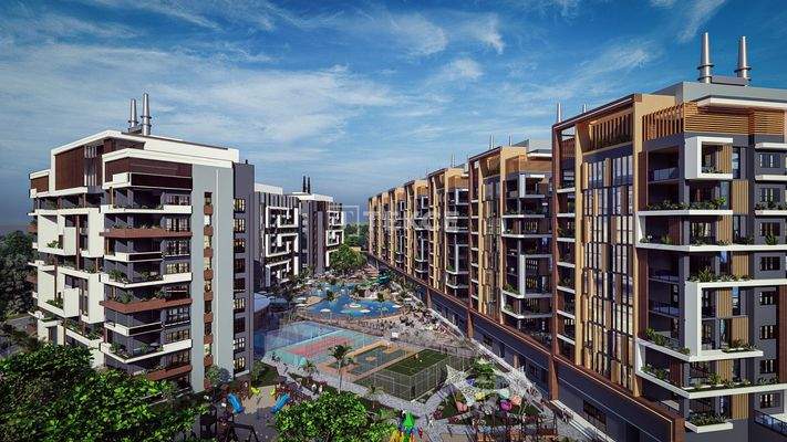 Flats in a Complex with Rich On-Site Facilities in Mersin