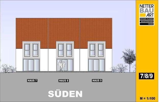 Ansicht Süden 7,8,9