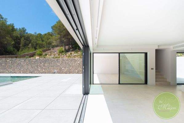 bodenlange Fenster, Schiebetüren