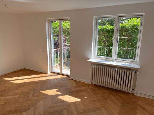 Balkonzimmer im Sommer