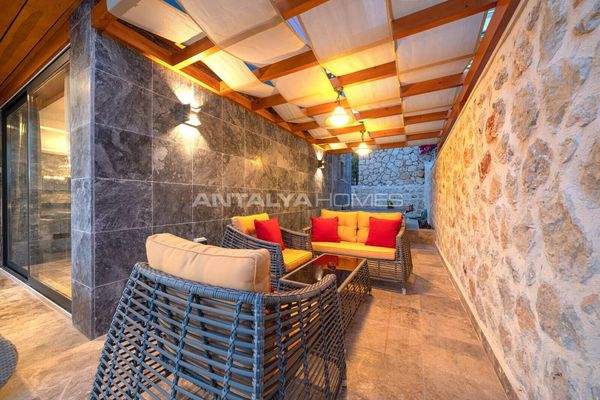 Bay View 4-Bedroom Villa with Pools in Kalkan Antalya