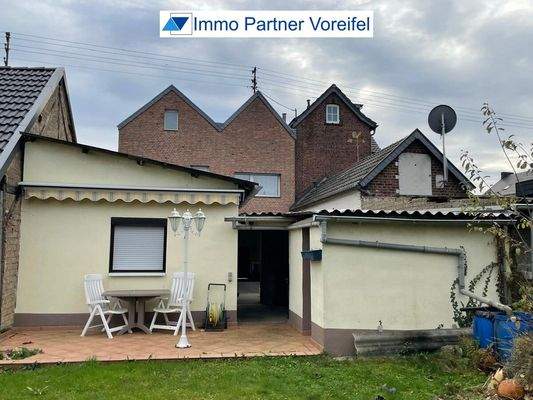 Rückseite vom Garten