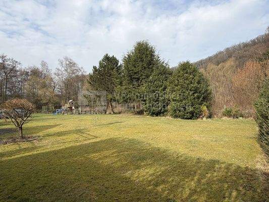 weitläufiger Garten