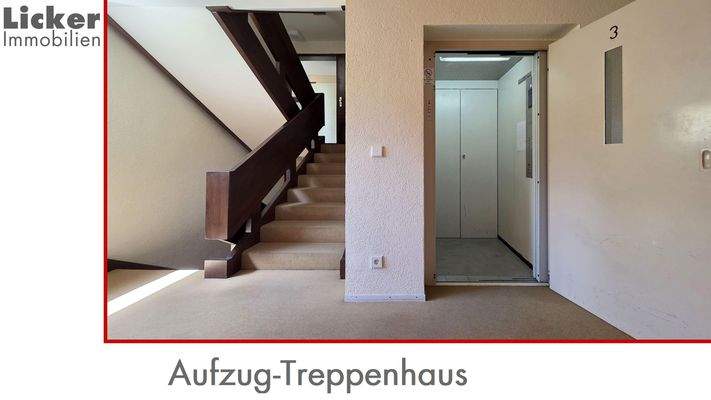 Aufzug-Treppenhaus