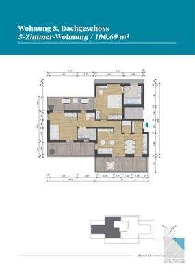 Wohnung 8 DG Grundriss