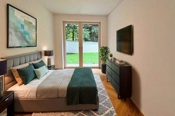 Der moderne Schlafbereich - Visualisierung 