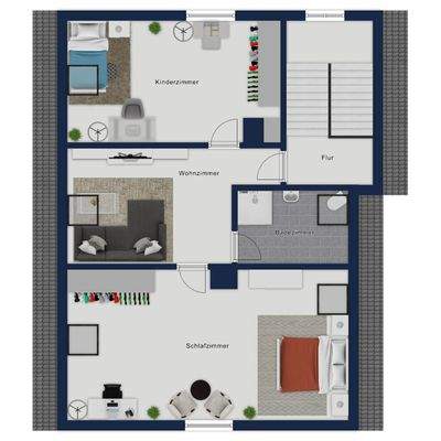 Grundriss Dachgeschoss