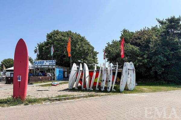 Surfcafe am Strand