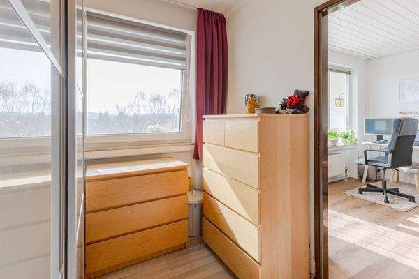 Teilansicht Schlafzimmer