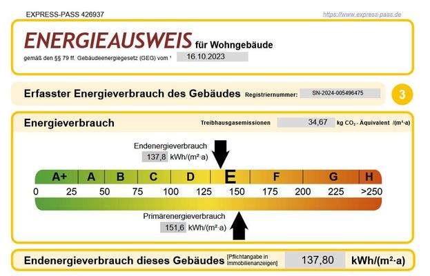 Energieausweis Screenshot