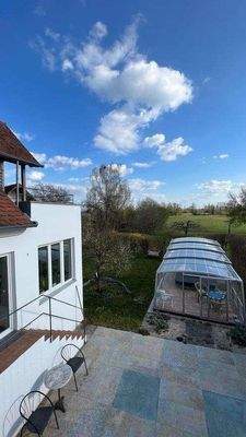 Blick aus dem Schlafzimmer