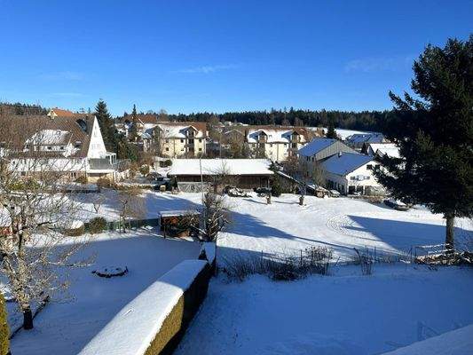 Aussicht aus dem Schlafzimmer