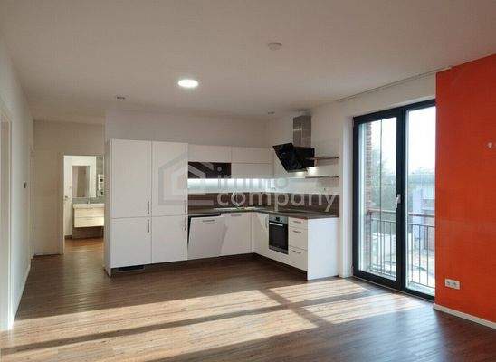 Blick in die moderne Küche