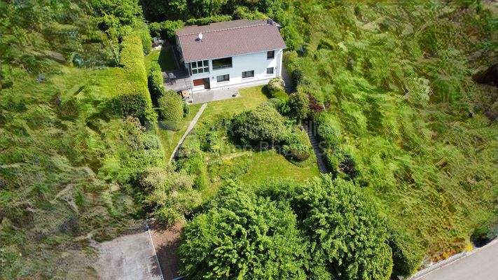 Luftbildaufnahme Seitansicht