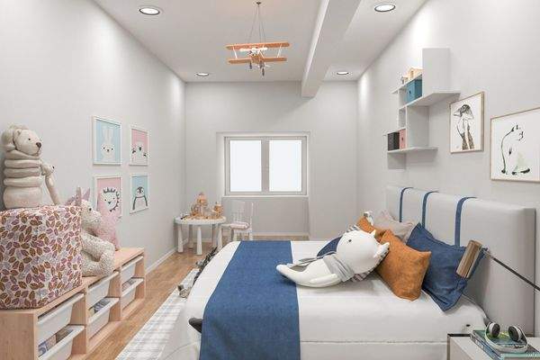 Haus 2-OG-Kinderzimmer 1-digitale Visualisierung