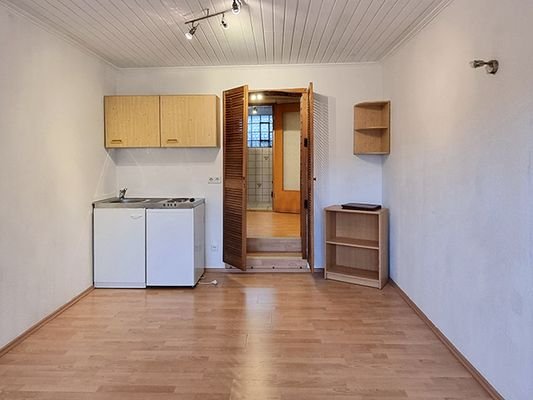 Wohnraum mit offener Küche