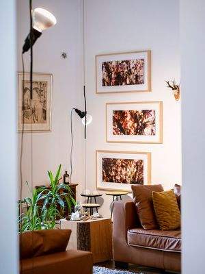 Blick zum Wohnbereich