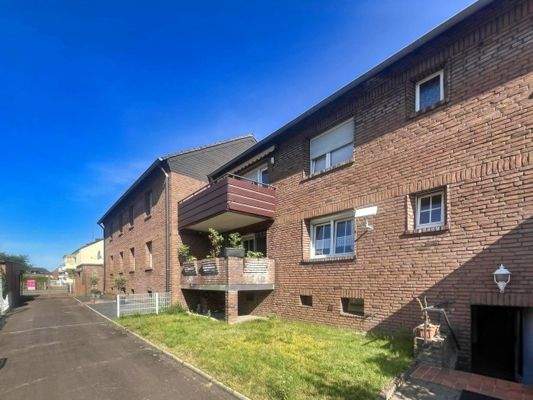 Ansicht hinten, Ausgang zum Garten