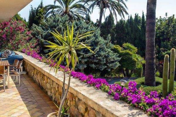 Aussicht von dem Balkon