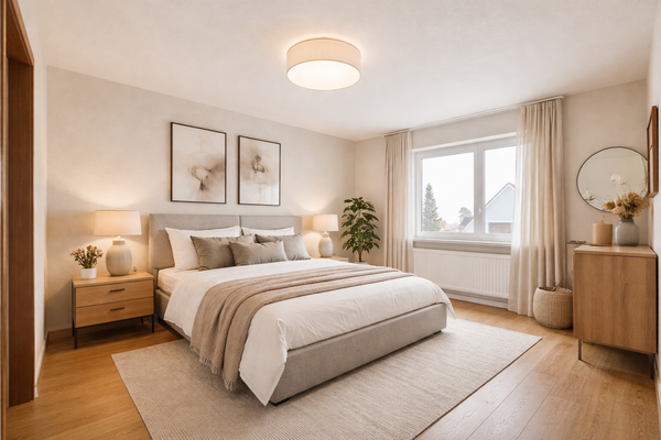 Einrichtungsbeispiel Schlafzimmer
