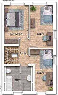 Beispiel-Grundriss OG