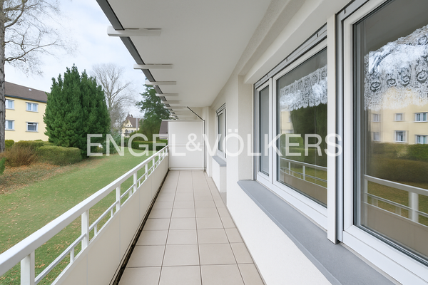 Sonnenbalkon in West-Ausrichtung