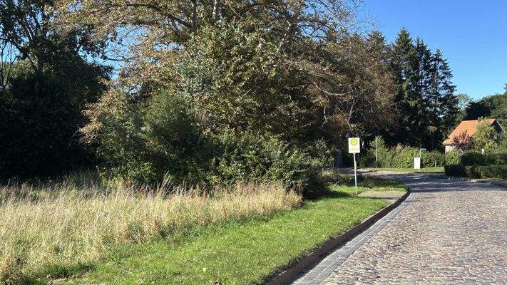 Bushaltestelle vorm Haus