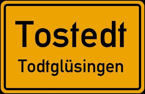 Ortsschild Tostedt