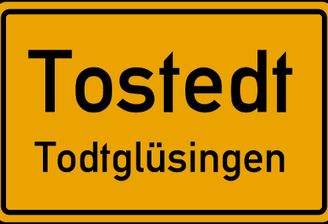 Ortsschild Tostedt