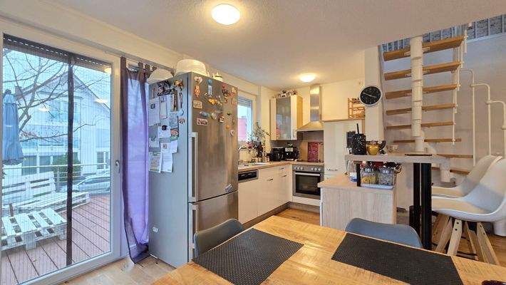 Zugang zur großen Terrasse