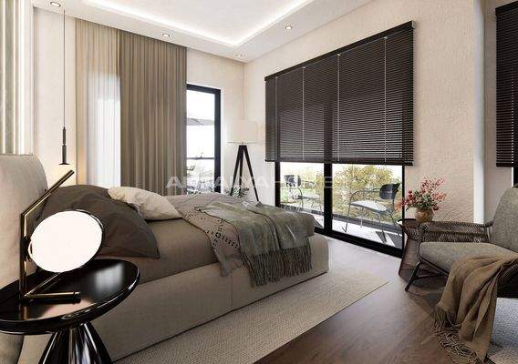 Elegant Flats in a Complex with Pool and Sauna in Alanya