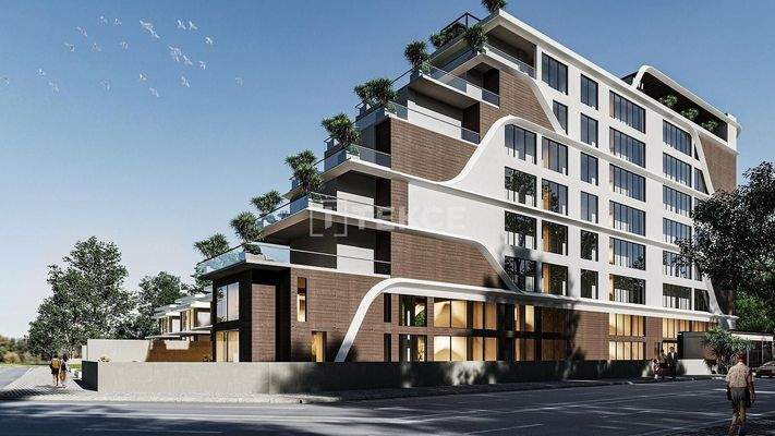 Apartments with Loft Options in a Complex in Altıntaş, Antalya