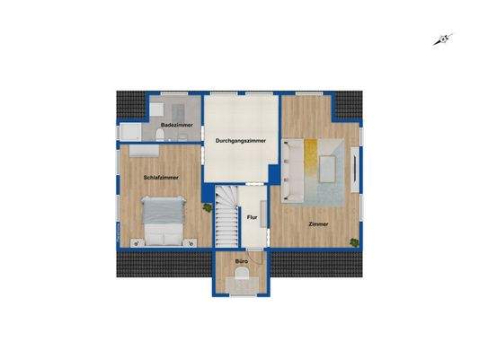 Grundriss Obergeschoss