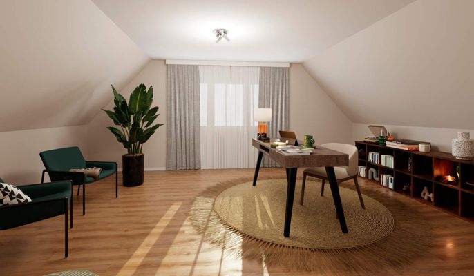 Behaglichkeit im Dachgeschoss