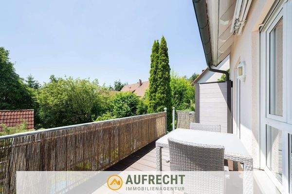 Balkon mit Aussicht auf Altomünster 