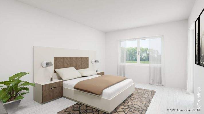 Freundlich hell: Das Schlafzimmer