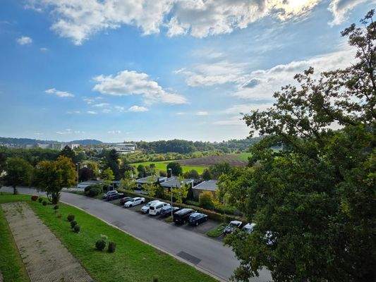 Fernblick vom Balkon